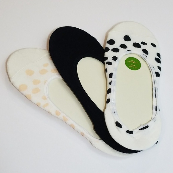 NWT Kate Spade New York No Show Socks 3-Pack - Picture 2 of 7